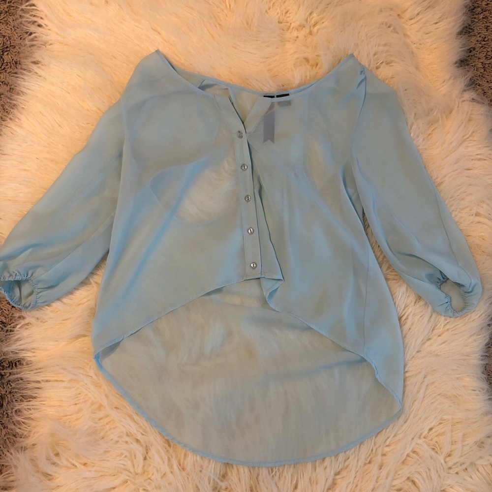 See through crop top!